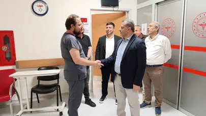 Bayat’ta Sağlık Yatırımlarını İnceledi