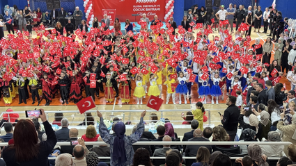 Karadeniz'de 23 Nisan Ulusal Egemenlik ve Çocuk Bayramı törenlerle kutlandı
