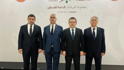 Ahlatcı, İstanbul’daki Filistin Toplantısında
