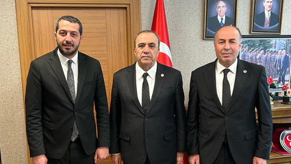Arslan ve Duru'dan Ankara'da Ziyaret Turu