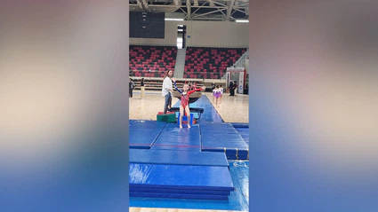 Okul Sporları Artistik Cimnastik Heyecanı Başladı