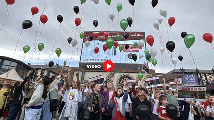 Çorum'dan Filistin'deki Kardeşleri İçin Balon Uçurdular