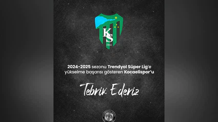 Çorum FK'den Kocaelispor’a Tebrik