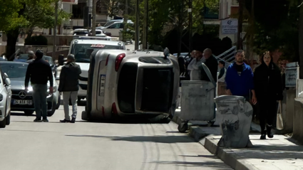 Trafik Kazasında Anne ve Kızı Yaralandı
