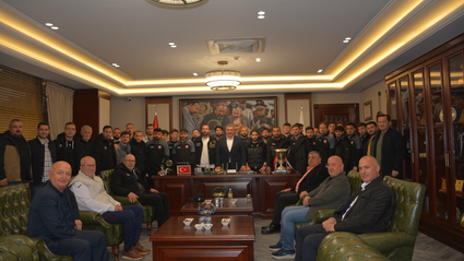 1926 Bulancakspor'dan, Belediye Başkanı Necmi Sıbıç’a ziyaret