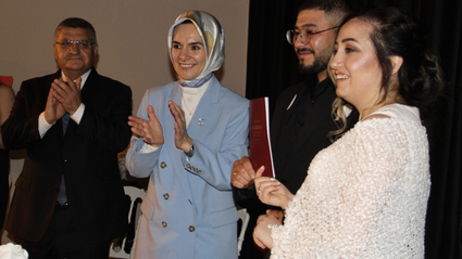 Aile ve Sosyal Hizmetler Bakanı Göktaş, Sinop’ta nikah törenine katıldı
