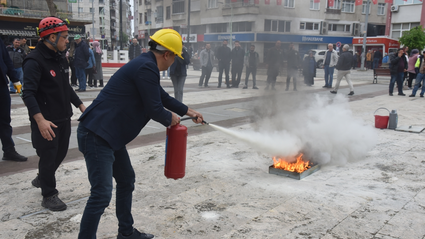 Görele’de afet farkındalık eğitimi verildi