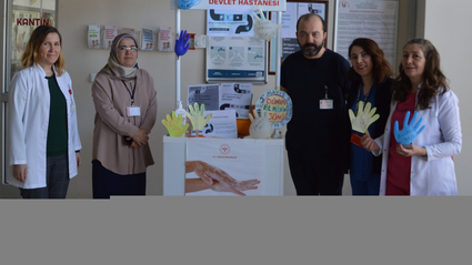 Havza Devlet Hastanesinde el hijyeni standı açıldı