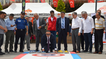 Havza'da Floor Curling ve Bocce turnuvası düzenlendi