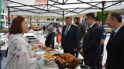 Havza'da özel öğrenciler için kermes açıldı