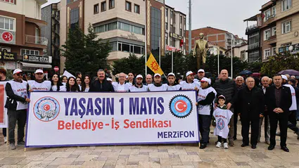 Merzifon’da 1 Mayıs Emek ve Dayanışma Günü kutlandı