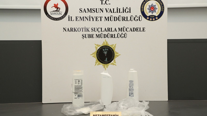 Samsun'da şampuan kutusunda uyuşturucu ele geçirildi