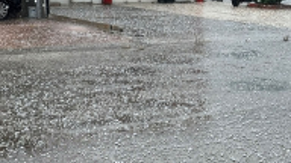 Tokat'ta dolu ve sağanak etkili oldu