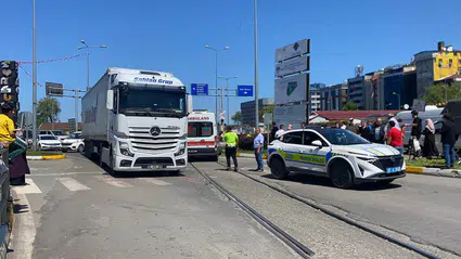 Zonguldak'ta tırın çarptığı yaşlı kadın öldü