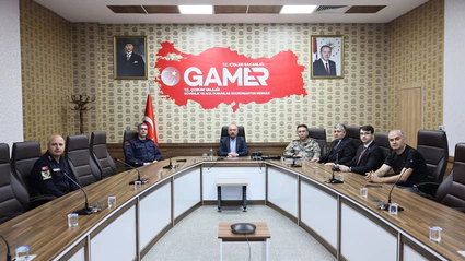 Vali Çalgan, Tedbirleri GAMER'den Takip Etti