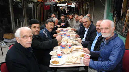 Esnaf Sofrasında Bereket Duası