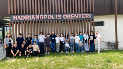 Karabük'te öğrenciler Hadrianapolis Antik Kenti'ni ziyaret etti