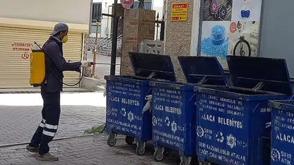 Alaca’da Sinek ve Haşerelere Karşı Çalışma