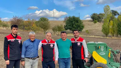 Tarım Heyetinden Ekim Kontrolü