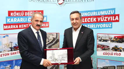 Dere, TCDD Genel Müdürünü Ağırladı