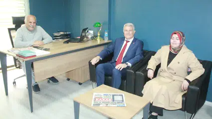 Merkez İlçeden Gazetemize Ziyaret