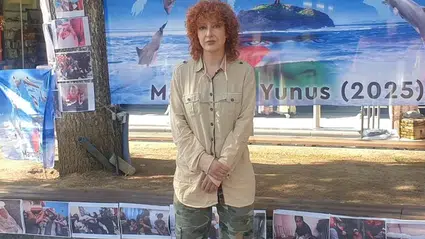 Düzce'de öğrencilerden Küresel Sumud Filosu'na "Gazze" koreografili destek