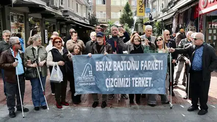 Görme engellilerden beyaz bastonun "sosyal güvence"ye alınması talebi
