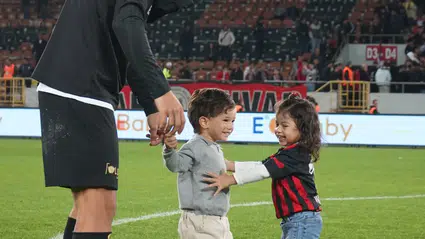 Futbolcuların Çocukları da Kaynaşıyor