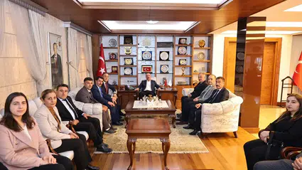 Muhtarlardan 19 Ekim Ziyareti
