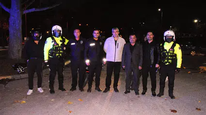 Motosikletçiler Bayram Coşkusuna Ortak Oldu