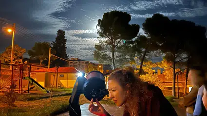 Süper Dolunayı Gözlemlediler