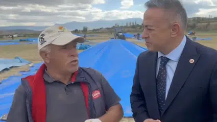 Tahtasız, Çeltik Üreticisini Dinledi