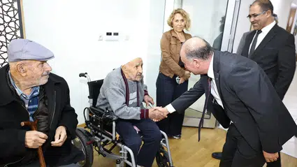 Vali Çalgan, Huzurevi Sakinleriyle Buluştu