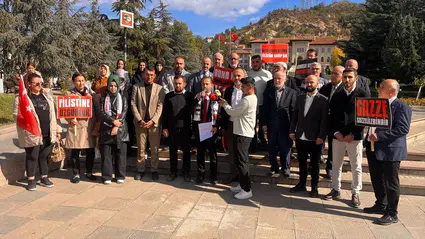 Kastamonu'da 5 siyasi partiden Küresel Sumud Filosu'na destek