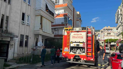 Alanya’da evin banyosunda çıkan yangın korkuttu