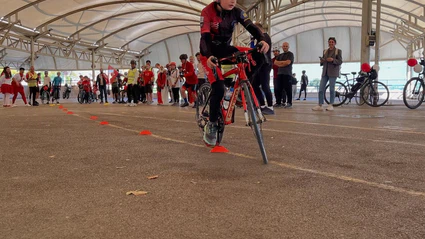 Nilüfer’de Cumhuriyet coşkusu pedallarla sokaklara taşındı