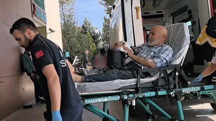 Spiralle el, kol ve bacağını kesen adam yaralandı