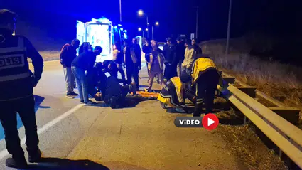 Motosiklet kazası: 2 yaralı