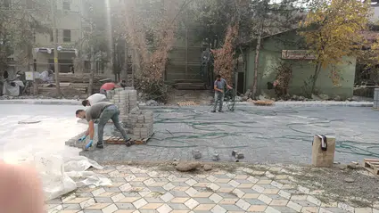 Bayat’ta Yollar ve Kaldırımlar Yenileniyor