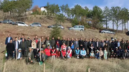 İskilip’te 200 Fidan Toprakla Buluşturuldu