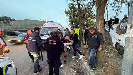 Takla Atan Otomobil Hurdaya Döndü