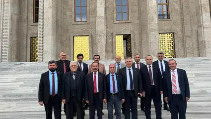 CHP Çorum Heyeti, Kurultay Ziyaretinde TBMM'de Ağırlandı
