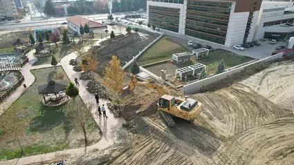 Hastane Ulaşımını Rahatlatacak Yol Çalışması