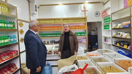 Çarşıda Esnaf Turu Yaptılar