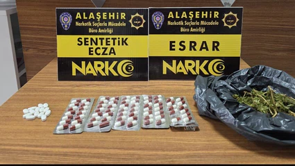 Alaşehir’de sentetik ecza operasyonu: 1 kişi tutuklandı