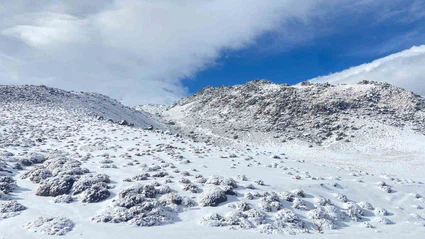 Aydınlar’da kar yağışı