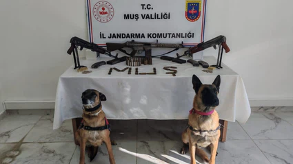 Muş’ta ruhsatsız 3 uzun namlulu silah ele geçirildi