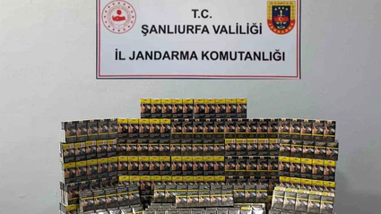 Şanlıurfa’da 5 bin paket kaçak sigara ele geçirildi