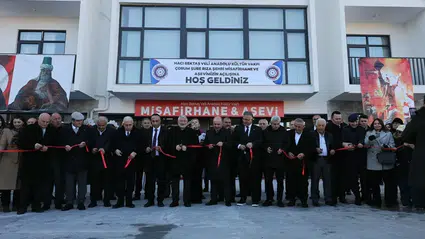 Rıza Şehri Misafirhanesi ve Aşevi Açıldı