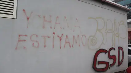 Çevreye Yapılan Grafitiler Kamu Malına Zarar Veriyor